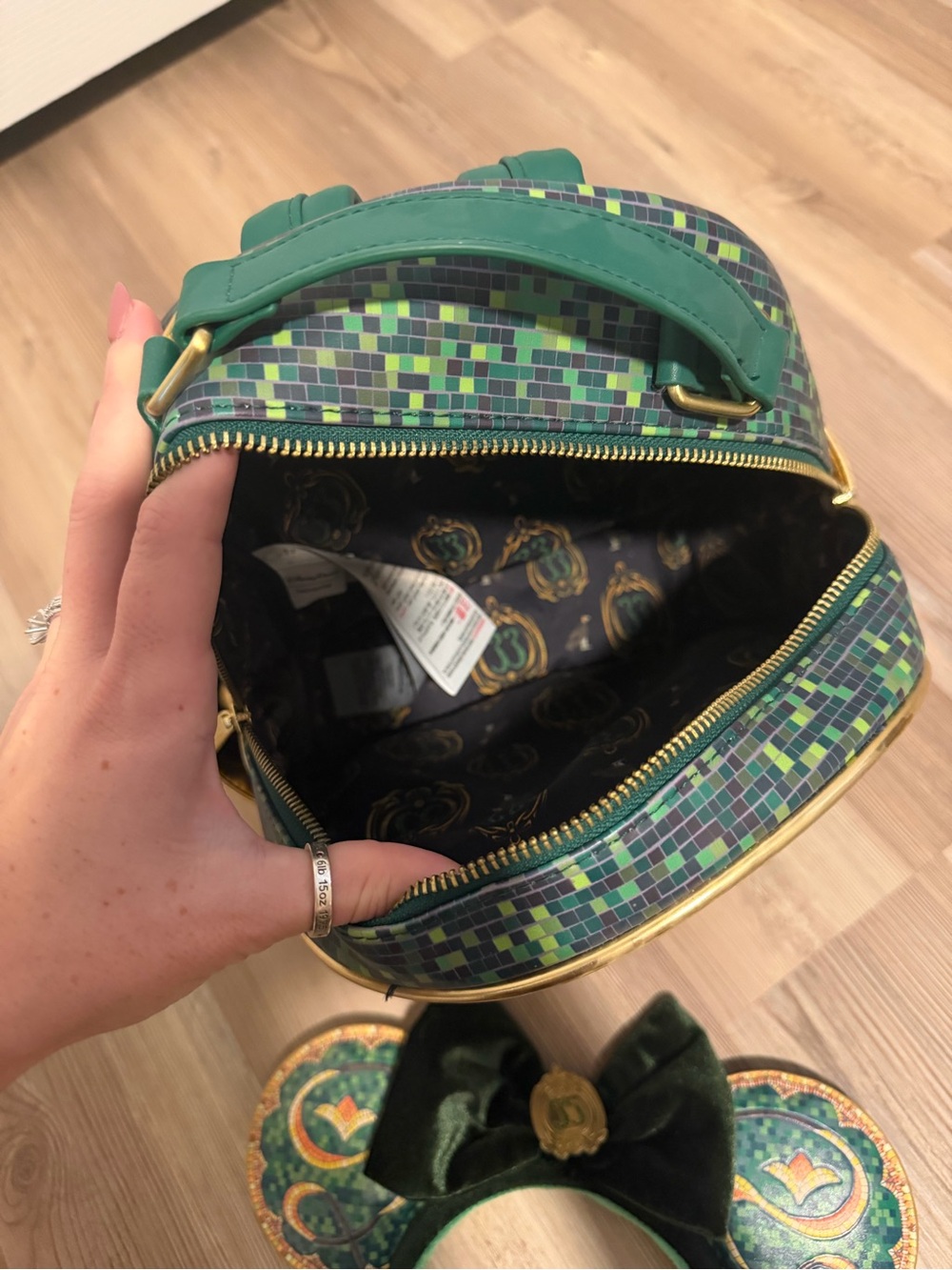 Disney Club 33 Loungefly Backpack with Matching Ears - Picture 4 of 7
